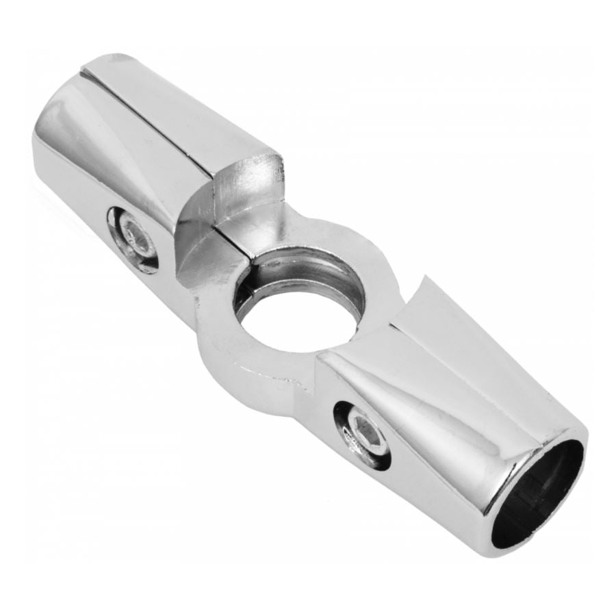 Conector de media cruz de 25mm, cromado – Furnica
