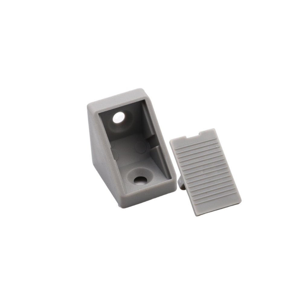 Conector de cuerpo de plástico con tapa independiente