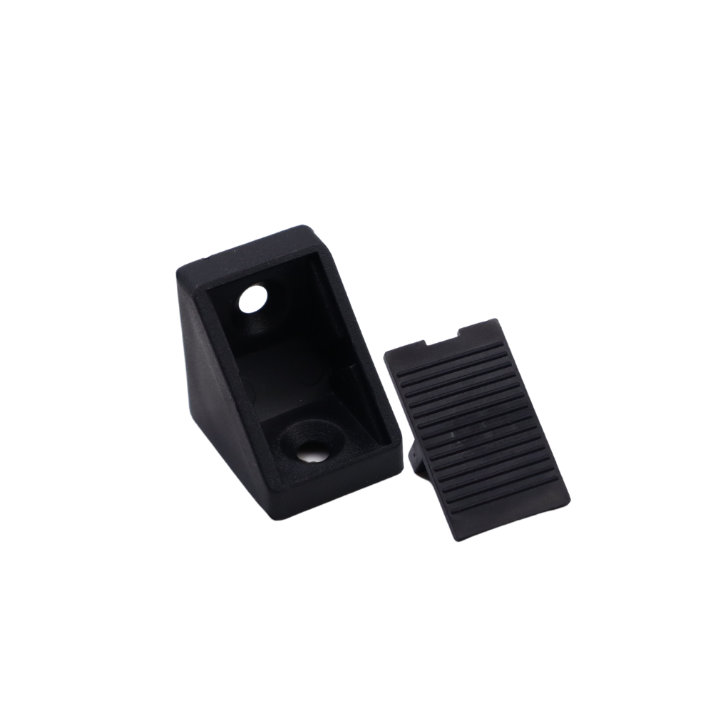 Conector de cuerpo de plástico con tapa independiente