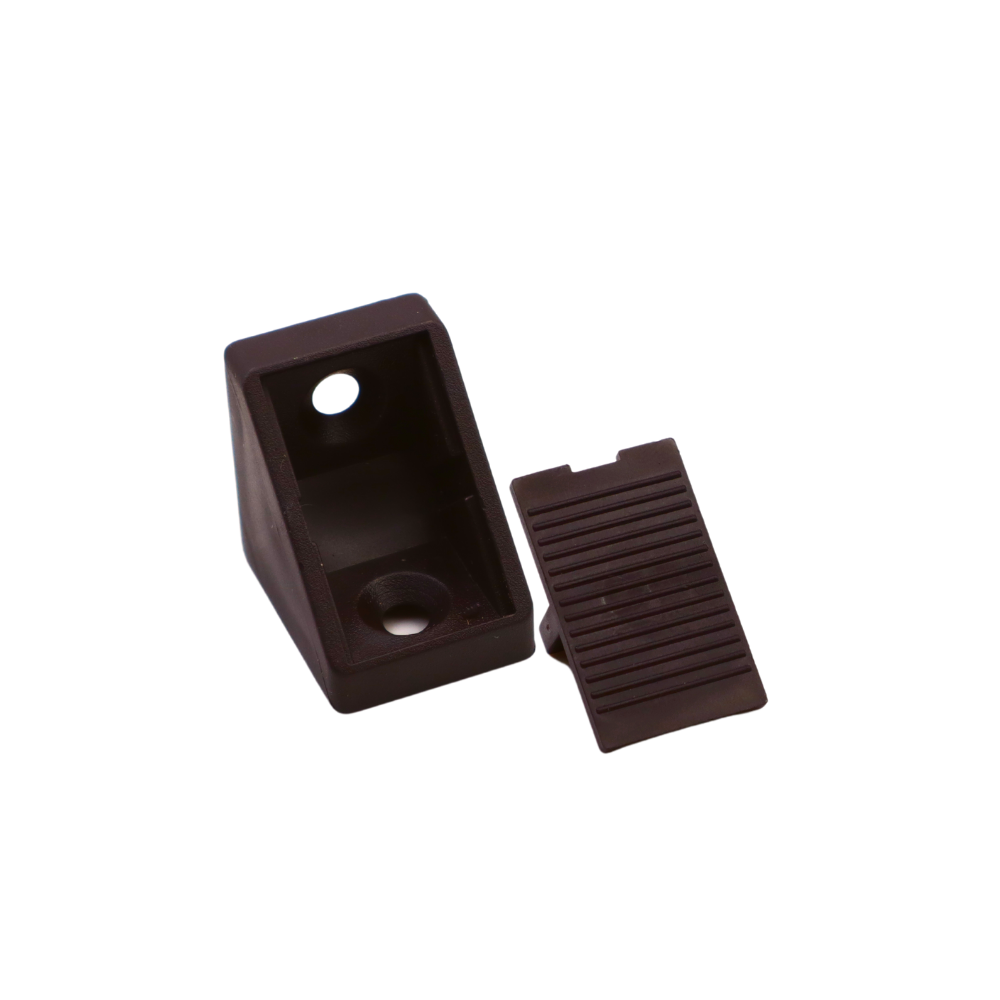 Conector de cuerpo de plástico con tapa independiente