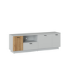 VERO - Conjunto de muebles de salón - Gris Ceniza / Roble Coast Evoke