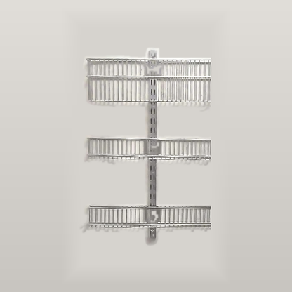 Sistema de cestas para puerta y pared Elfa - Cromo