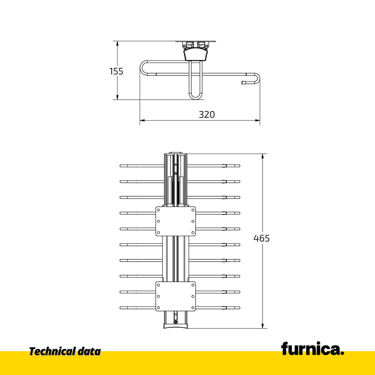 Percha para pantalones extraíble con cierre suave - Gris (2) – Furnica