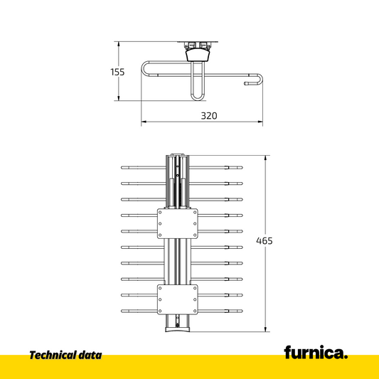 Percha para pantalones extraíble con cierre suave - Gris (2) – Furnica