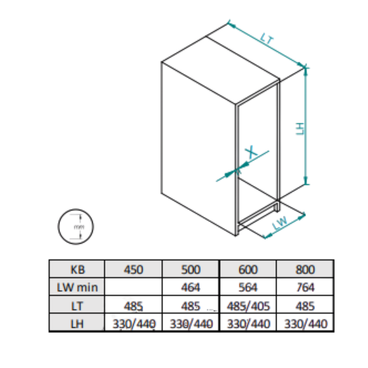 Cubo de basura extraíble de cocina - 2x15 l o 2x20 l - mueble de 50 cm