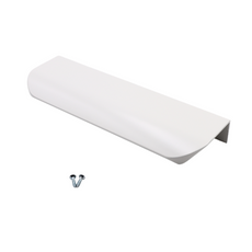 Mango de perfil redondo Edge Grip de 128 mm (longitud total de 148 mm) - Blanco