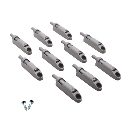 Amortiguador de puerta de armario de cierre suave - Gris (10 piezas) – Furnica