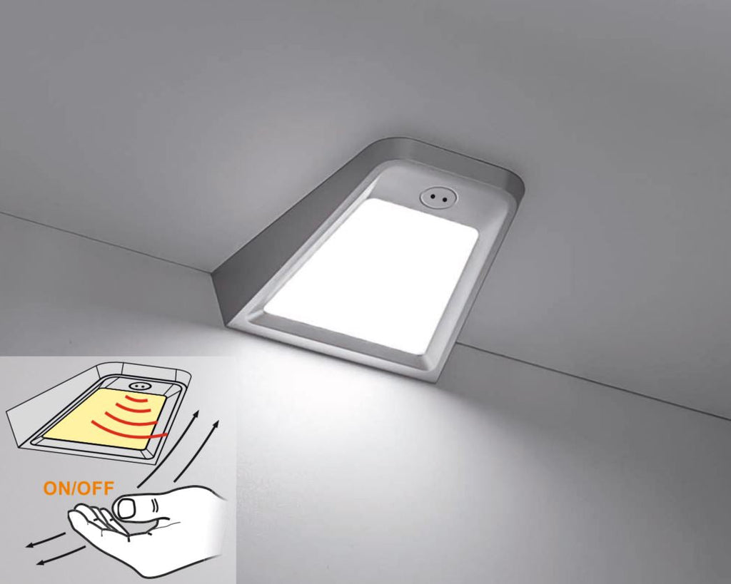 3 lámparas LED de gabinete superiores + fuente de alimentación (F04)