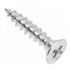 Tornillos de madera PH1 3.0x16mm Zinc blanco (1000 piezas)