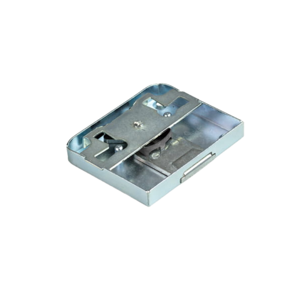 Cerradura de mueble 49x60 mm - Zinc blanco