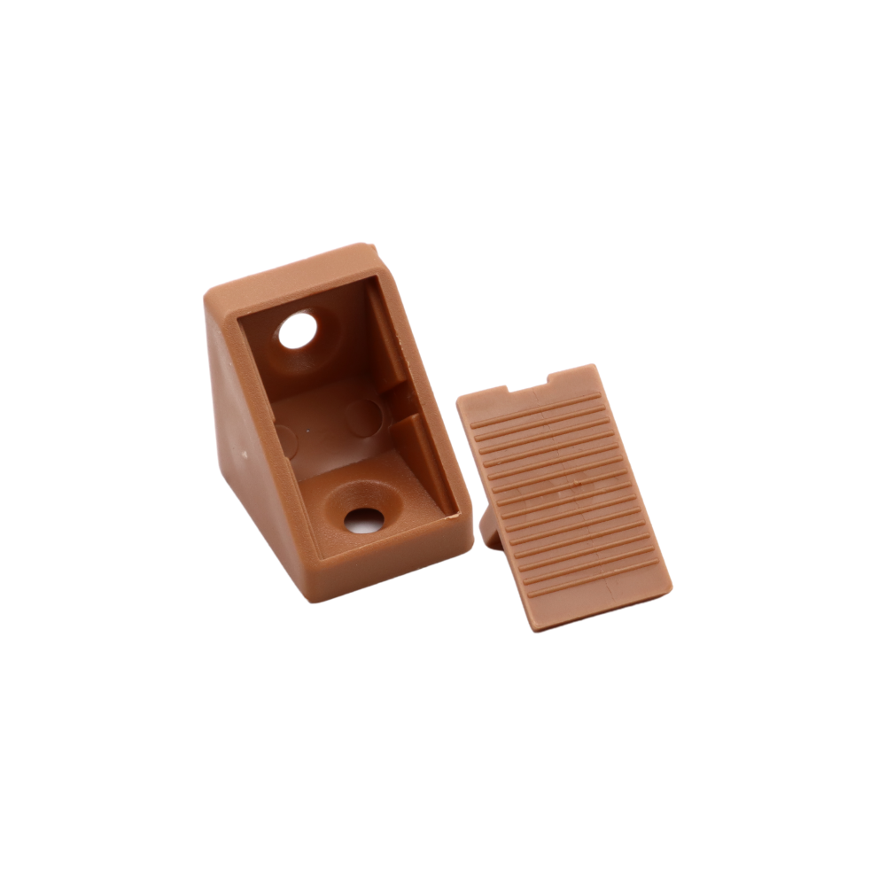 Conector de cuerpo de plástico con tapa independiente