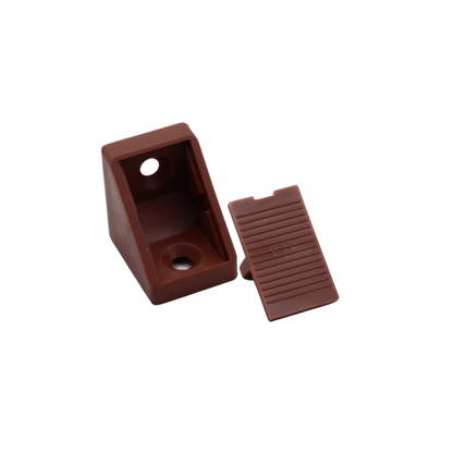 Conector de cuerpo de plástico con tapa independiente
