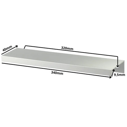 Mango de perfil redondo Edge Grip UA06 de 320 mm (longitud total de 340 mm) - Electropulido