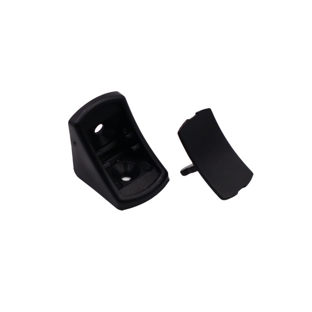 Conector de cuerpo de plástico redondeado con tapa independiente