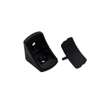 Conector de cuerpo de plástico redondeado con tapa independiente