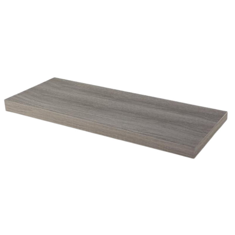 Estante flotante - pack de 3 - Roble gris - 60 cm