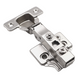 Herraje de cierre suave de 110° en 3D, placa de montaje H0, puertas con solape. – Furnica
