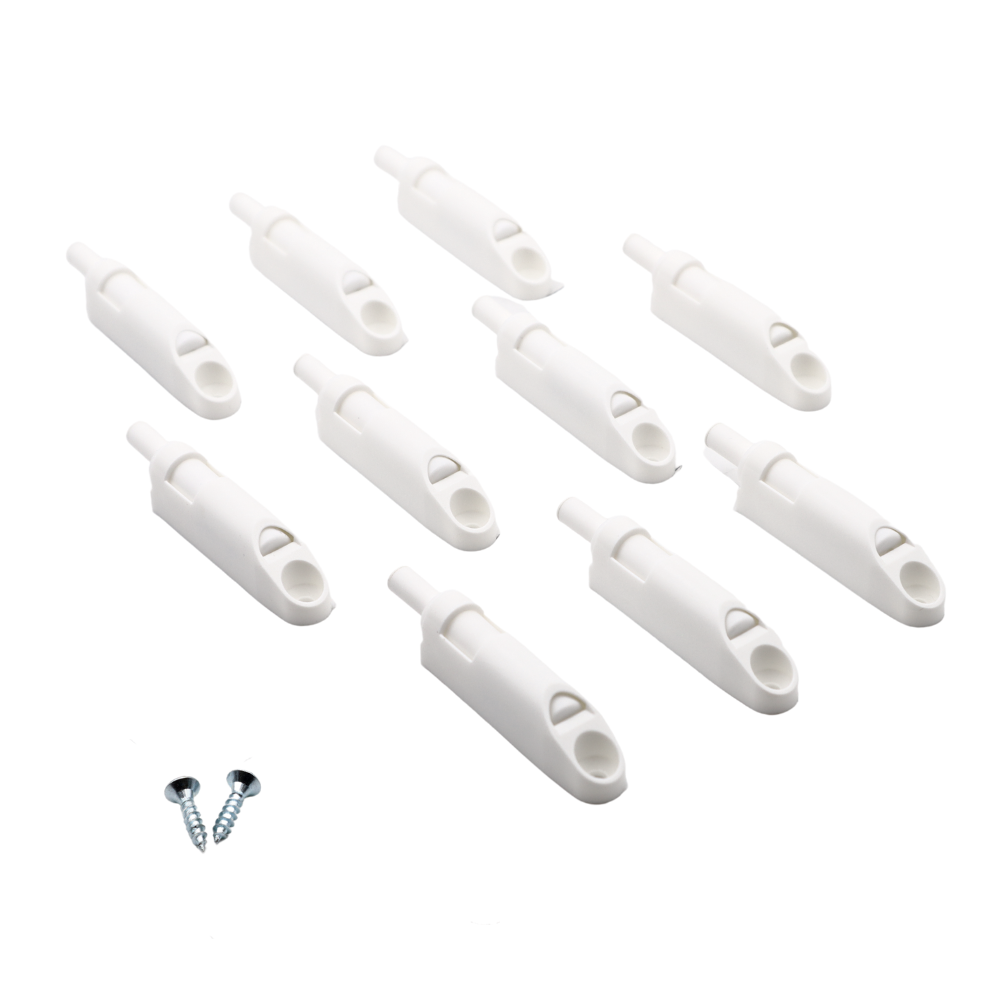 Amortiguador de puerta de armario de cierre suave - Blanco (10 piezas) – Furnica