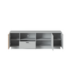 VERO - Conjunto de muebles de salón - Gris Ceniza / Roble Coast Evoke