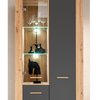 VEGA - Conjunto de muebles de salón - Roble Wotan / Antracita