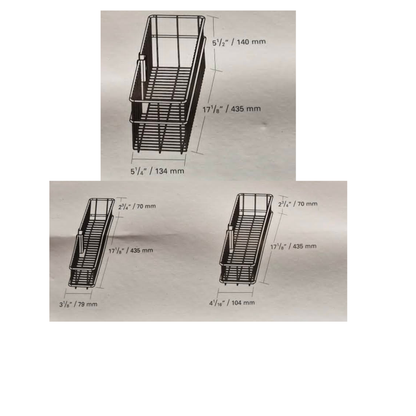 Sistema de cestas para puerta y pared Elfa - Cromo