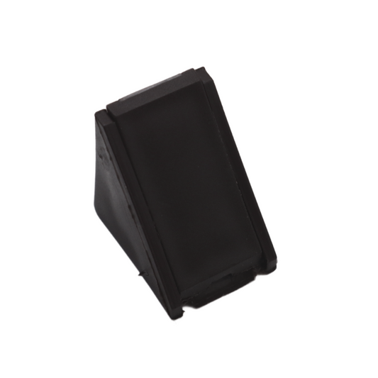 Soportes de esquina para gabinetes de plástico - Negro - 200 piezas – Furnica