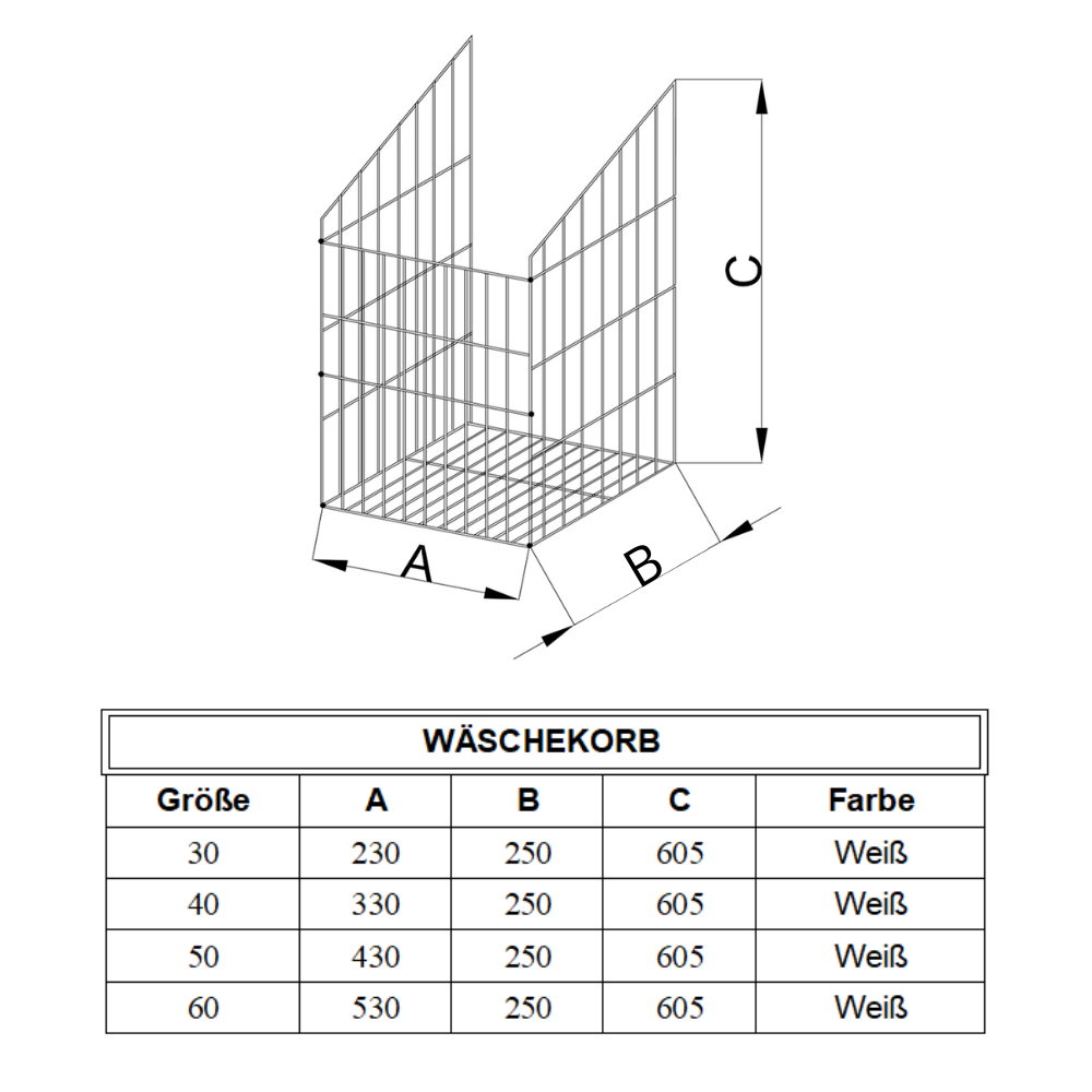 Cesto de ropa plegable de 50 cm - Antracita