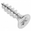 Tornillos de madera PZ2 4.0x16mm Zinc blanco (1000 piezas)