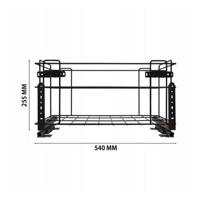 Cubo de reciclaje con cierre suave - 3x15 l + 1x6 l - mueble de 60 cm