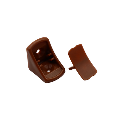 Conector de cuerpo de plástico redondeado con tapa independiente