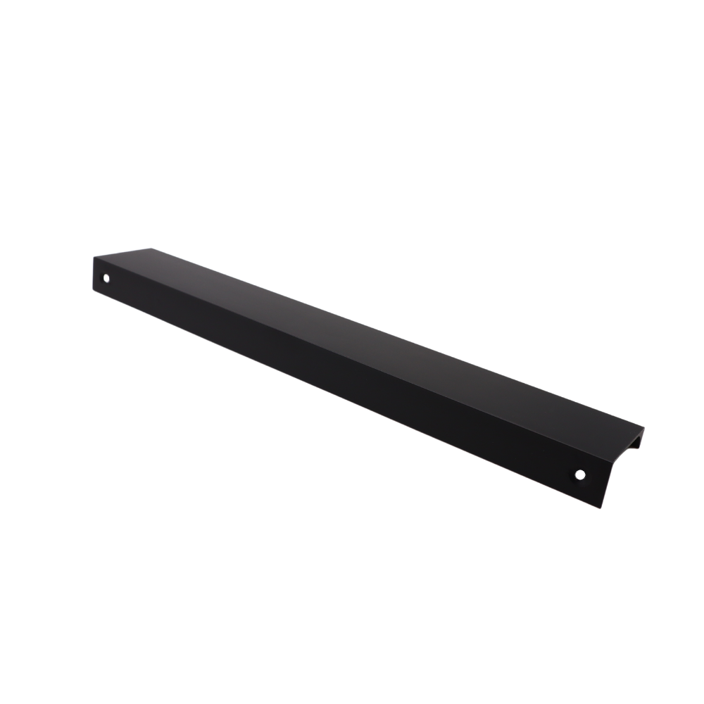 Mango de perfil de agarre en el borde de 256 mm (longitud total de 276 mm) - Negro (3) – Furnica