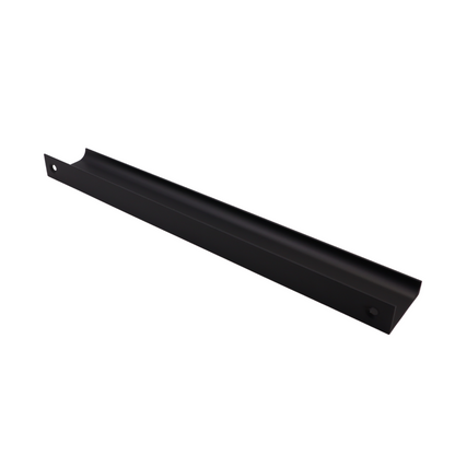 Mango de perfil de agarre en el borde de 256 mm (longitud total de 276 mm) - Negro (4) – Furnica
