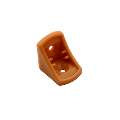 Conector de cuerpo de plástico redondeado con tapa independiente