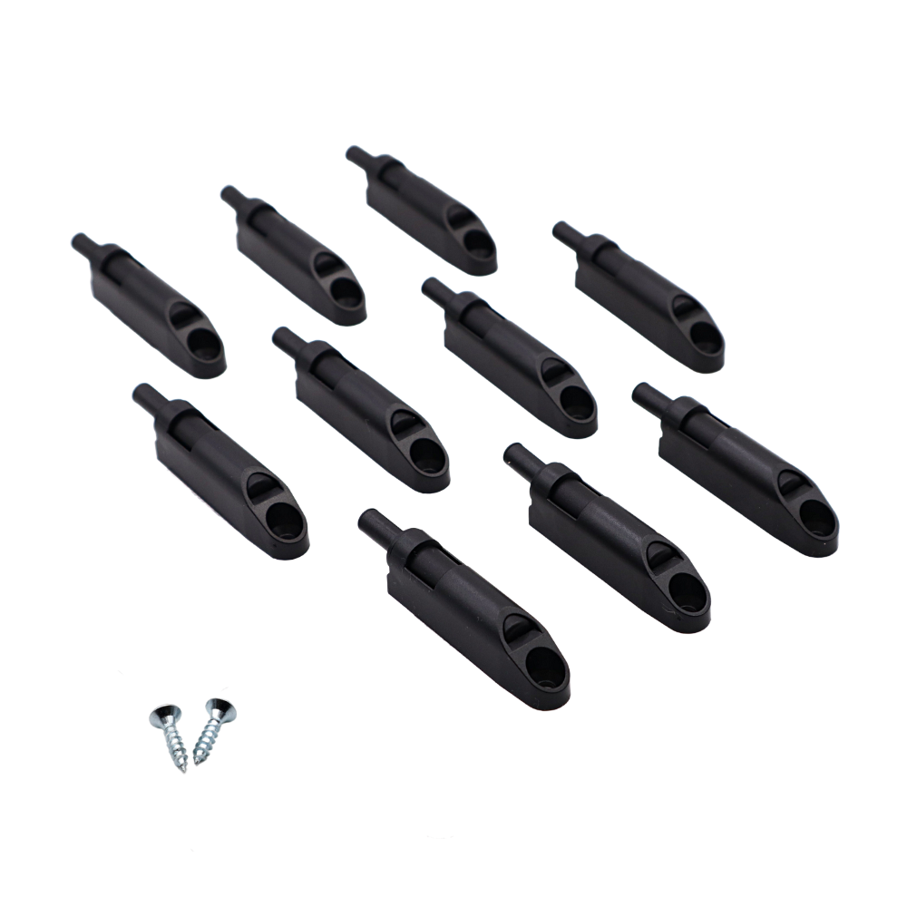 Amortiguador de puerta de armario de cierre suave - Negro (10 piezas) – Furnica