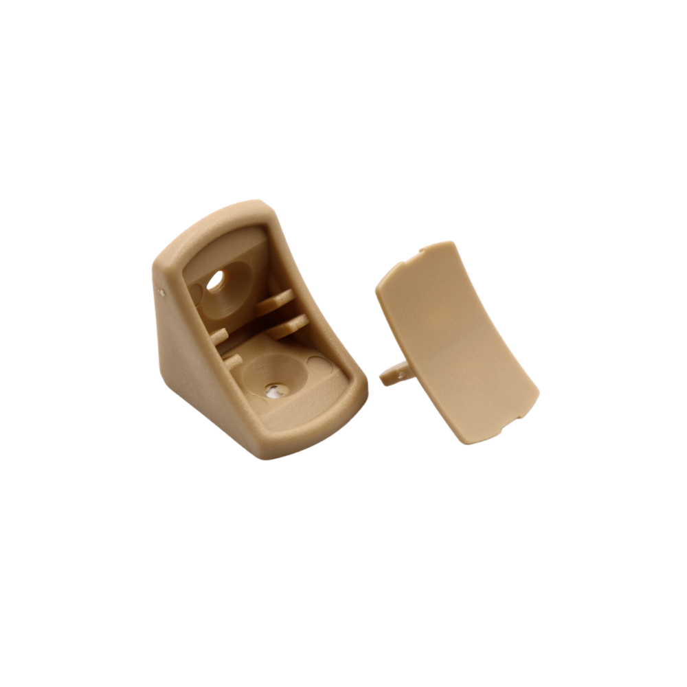 Conector de cuerpo de plástico redondeado con tapa independiente