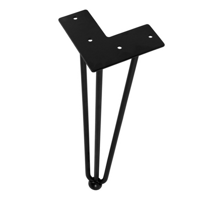 Pata de mesa de 710 mm - Negro mate