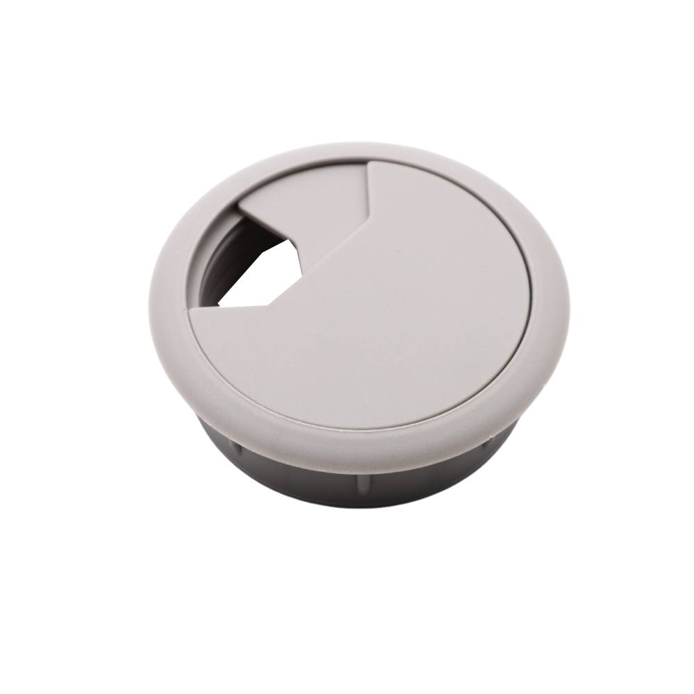 Pasacables de plástico Ø60mm, gris – Furnica