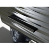 Unidad de pared BLADE - Conjunto de muebles de salón - Negro Mate / Sahara 3D