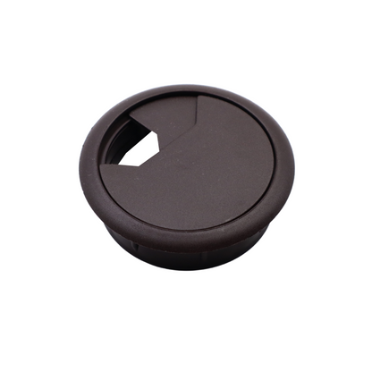 Pasacables de plástico Ø60mm, marrón oscuro extra – Furnica