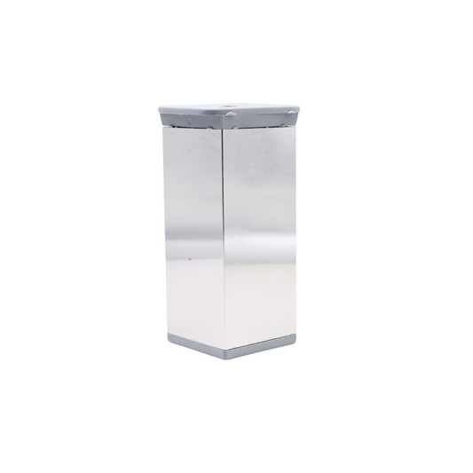 Pata de mueble cuadrada 40x40mm - A100mm - Cromo – Furnica