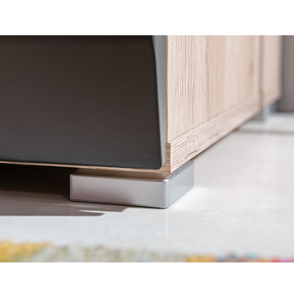 Unidad de pared CLIF - Conjunto de muebles de salón - Roble San Remo / Gris Antracita