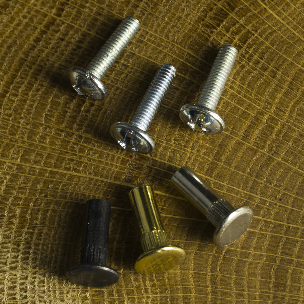 Asa de cuero rectangular de 96 mm / 128 mm / 160 mm
