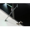 Unidad de pared BLADE - Conjunto de muebles de salón - Negro Mate / Sahara 3D