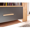 VEGA - Conjunto de muebles de salón - Roble Wotan / Antracita