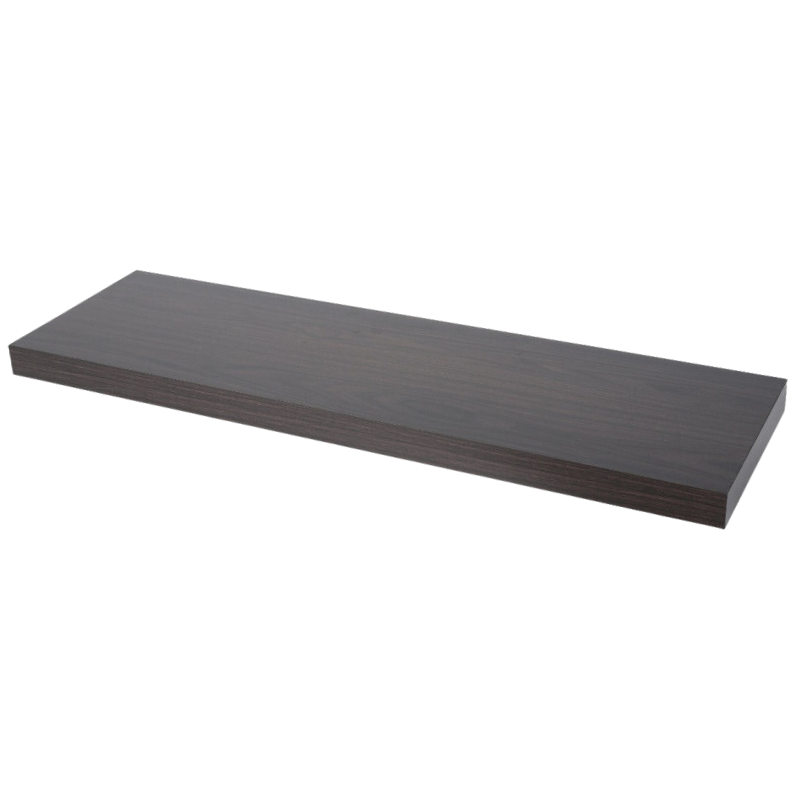 Estante flotante - pack de 3 - Wengué - 80 cm