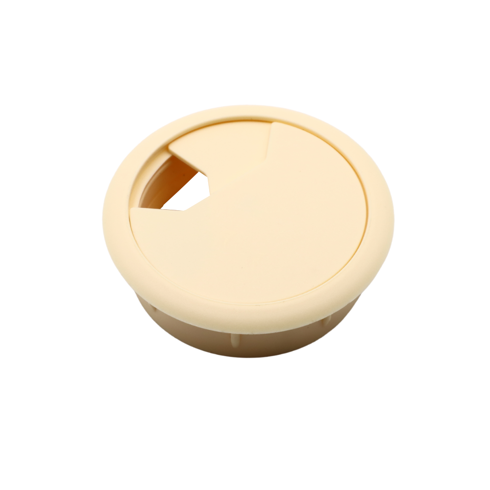Pasacables de plástico Ø60mm, crema – Furnica