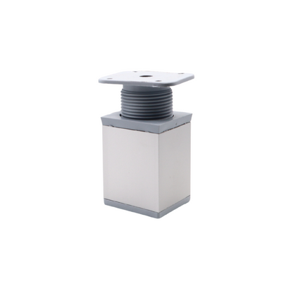 Pata de mueble cuadrada de 40x40mm - A60mm - Aluminio (2) – Furnica