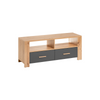 VEGA - Conjunto de muebles de salón - Roble Wotan / Antracita