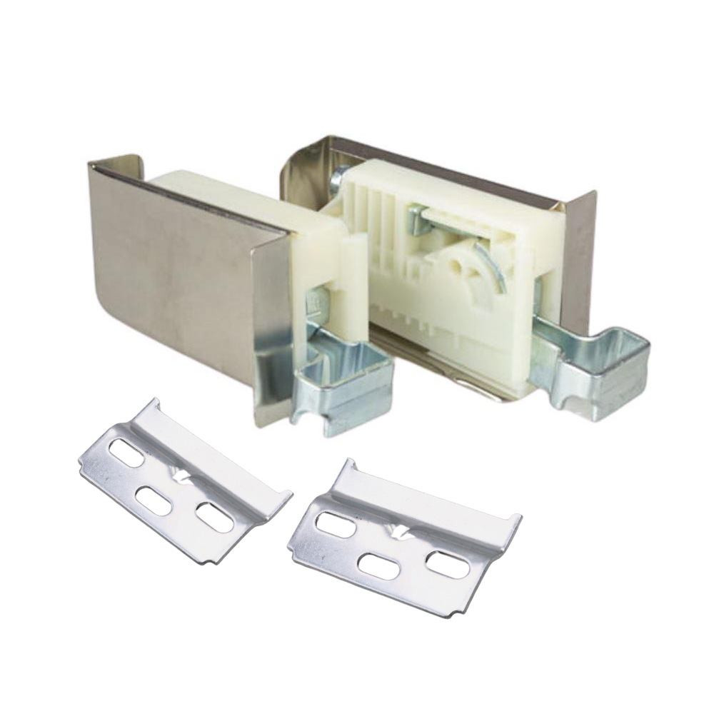 Soporte de gabinete ajustable, L+R - 3D Premium - Satinado – Furnica