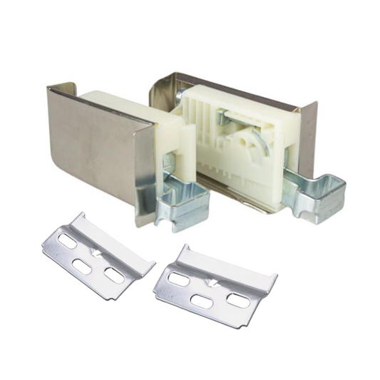 Soporte de gabinete ajustable, L+R - 3D Premium - Satinado – Furnica